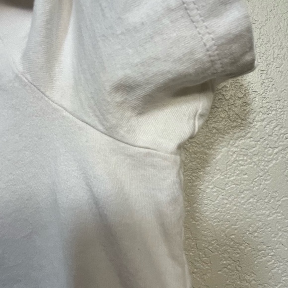 Versace Collection White T-Shirt Metallic Gold Logo - Picture 7 of 7